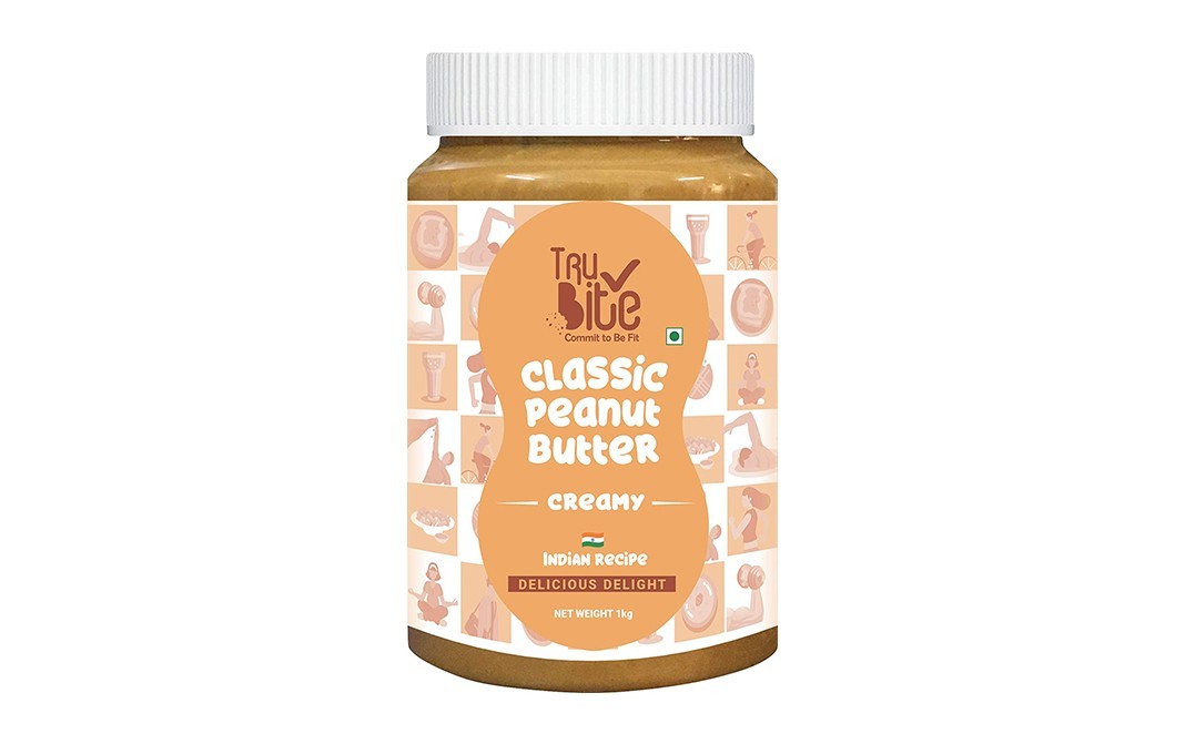 Trubite Classic Peanut Butter Creamy    Plastic Jar  1 kilogram